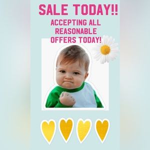 ACCEPTING ALL REASONABLE OFFERS TODAY❣️🎉Minimum purchase $35